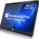 Fusion5 10.1" Windows 11 Professional Tablet PC - Ultra Slim Full HD Windows Tablet Computer - 8GB RAM, 256GB M.2 SSD, 10 Inch Display, 5G WiFi, Intel Quad-Core CPU, USB 3.0, Micro HDMI, Dual Cameras